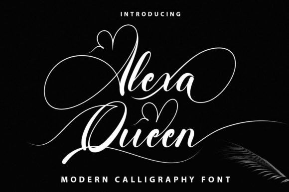 Alexa Queen: A Premium Script Typeface for Elegant Brand Identity