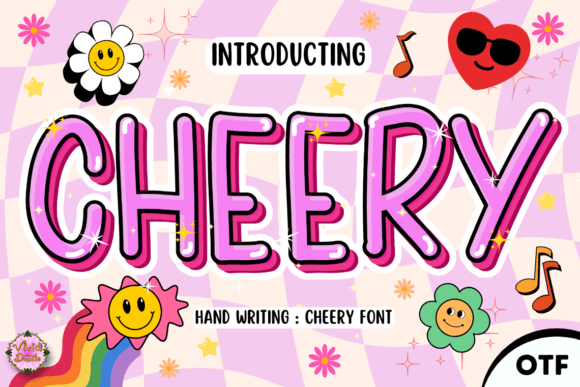 Cheery: The Hand-Lettered Typeface for Festive Web Design