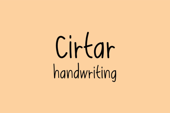 Cirtar: The Handwritten Typeface That Elevates Digital Branding