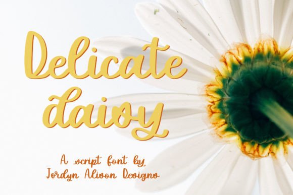 Delicate Daisy: The Script Typeface for Elegant Editorial Design