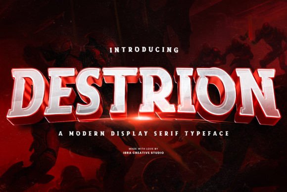 Destrion: The Modern Serif Typeface for High-End Web Design