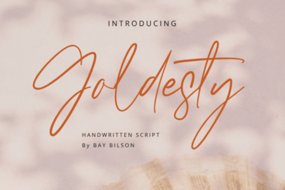 Goldesty: The Elegant Script Font for Modern Web Design