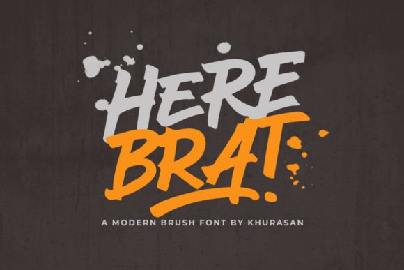 Here Brat: The Quirky Typeface That Elevates Campaign Visuals