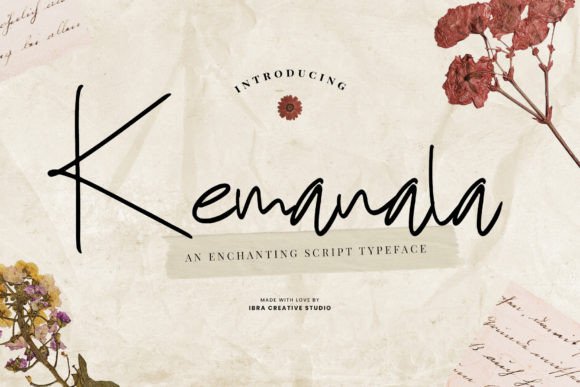 Kemanala: The Script Typeface That Elevates Digital Brand Identity