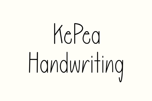 Kepea: The Friendly Handwritten Typeface for Small Business Branding