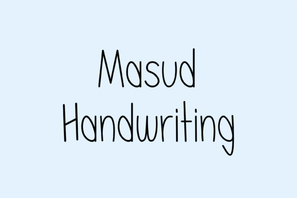 Masud: A Handwritten Typeface That Brings Warmth to Editorial Layouts