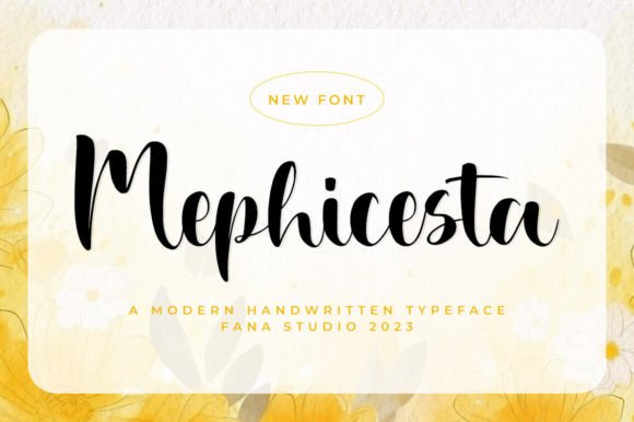 Mephicesta: The Elegant Script Font for Modern Brand Identity