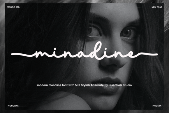 Minadine: The Modern Script Font That Elevates Handmade Products