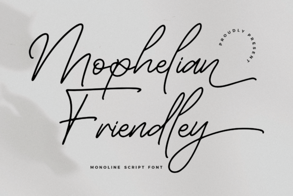 Mophelian Friendley: A Script Font for Calmer Editorial Design