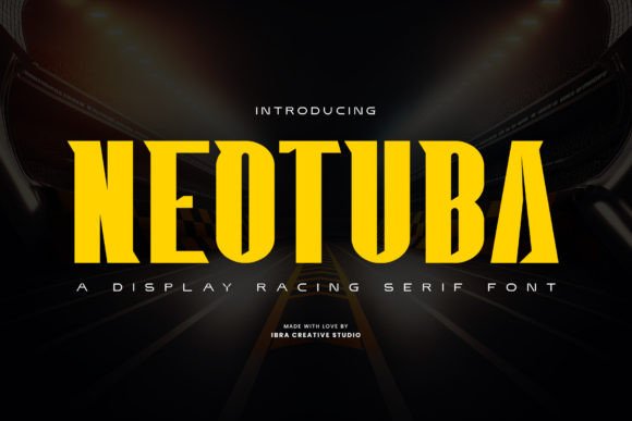 Neotuba: The Racing Serif Font for Dynamic Brand Identities