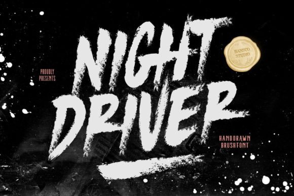 Night Driver: The Bold Display Typeface for Standout Branding