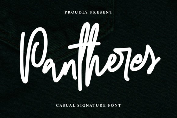 Pantheres: The Authentic Script Typeface for Handmade Brands