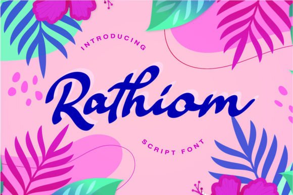 Rathiom: The Vintage Handwritten Typeface for Authentic Campaigns