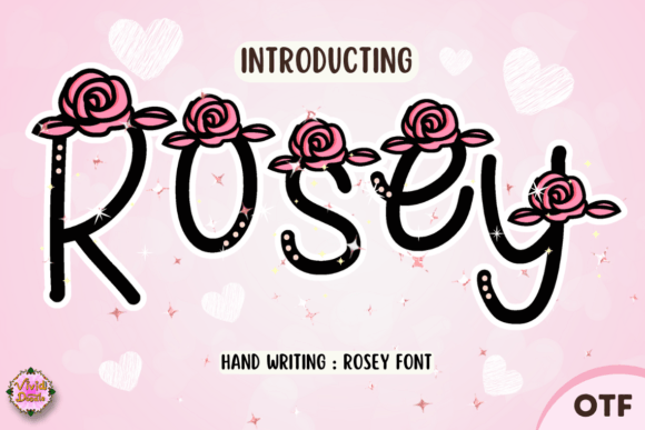 Rosey: A Festive Script Typeface for Web and Digital Branding
