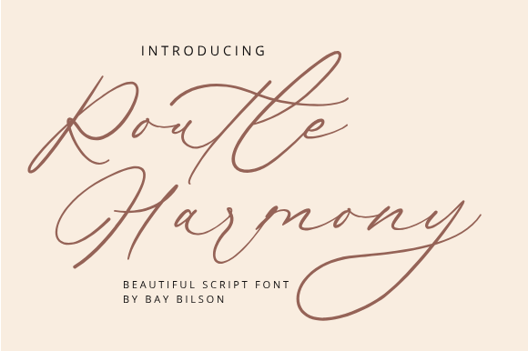 Routle Harmony: The Script Typeface That Elevates Editorial Design