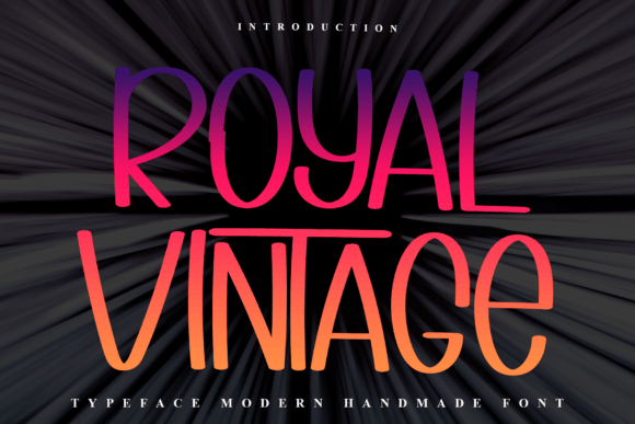 Royal Vintage: The Perfect Script Font for Festive Editorial Design