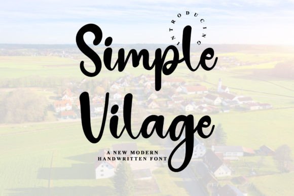 Simple Vilage: The Perfect Typeface to Elevate Your Brand Identity