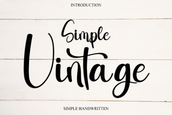 Simple Vintage: The Handwritten Typeface That Elevates Campaign Visuals