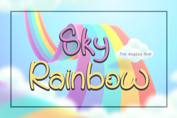 Sky Rainbow: A Handwritten Typeface for Modern Web Design