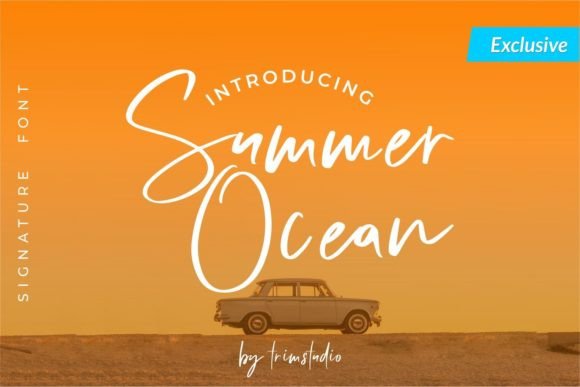 Summer Ocean: The Handwritten Typeface for Scroll-Stopping Campaigns