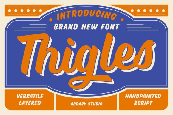 Thigles: A Handwritten Typeface for Authentic Brand Identity