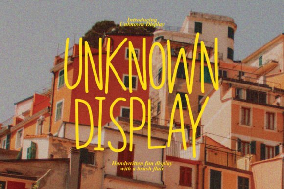 Unknown Display: The Personality-Driven Typeface for Real Business Branding