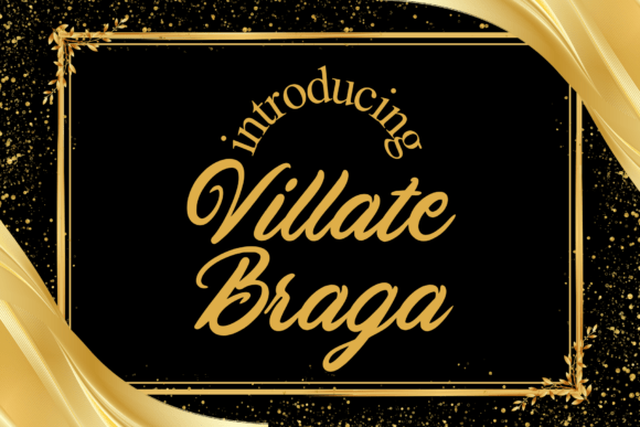 Villate Braga: The Script Typeface That Transforms Small Business Branding